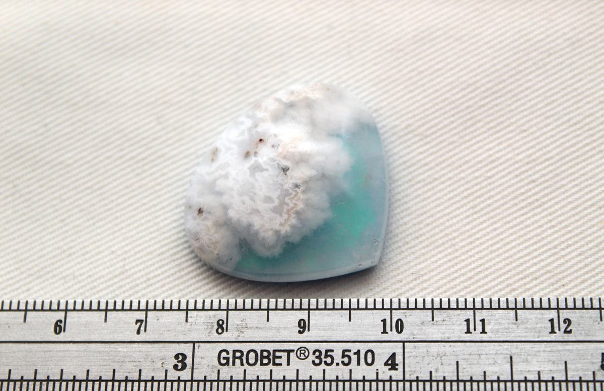 Indonesian Agate Plume DOUBLET Cabochon Gemstone
