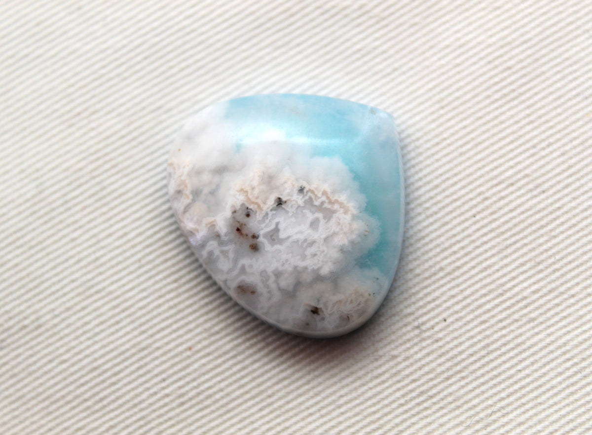 Indonesian Agate Plume DOUBLET Cabochon Gemstone