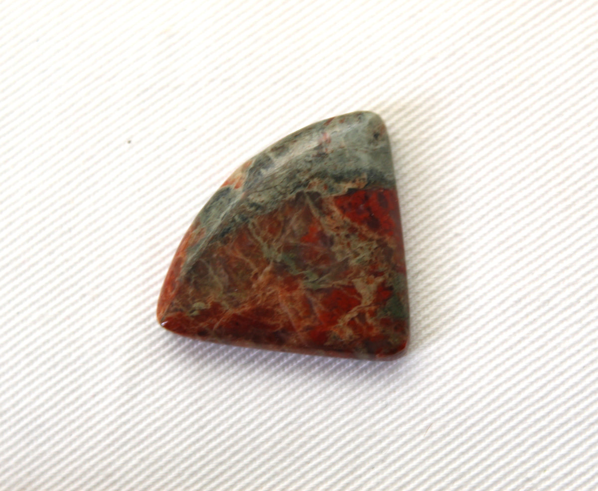 Lake Superior Red and Green Jasper Cabochon Gemstone