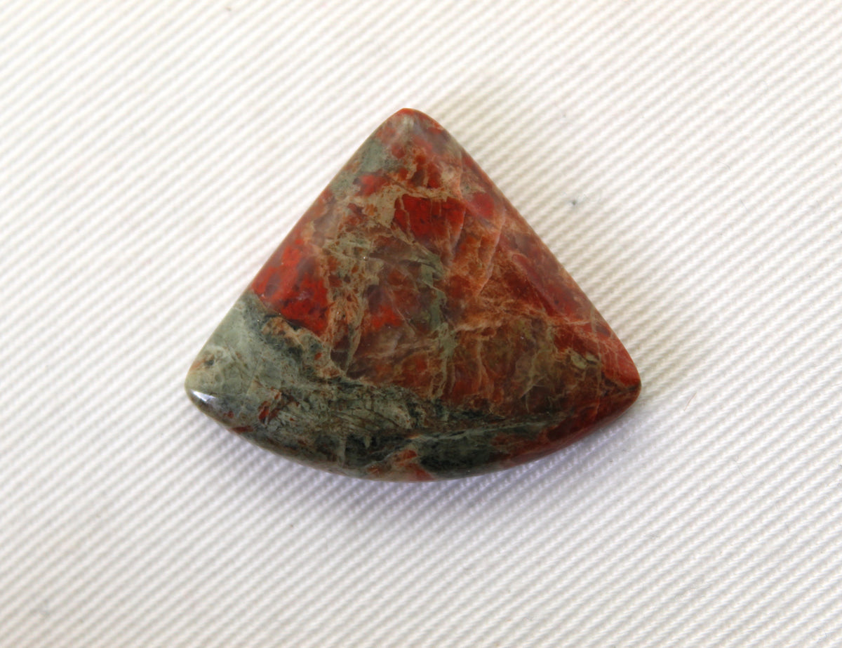 Lake Superior Red and Green Jasper Cabochon Gemstone