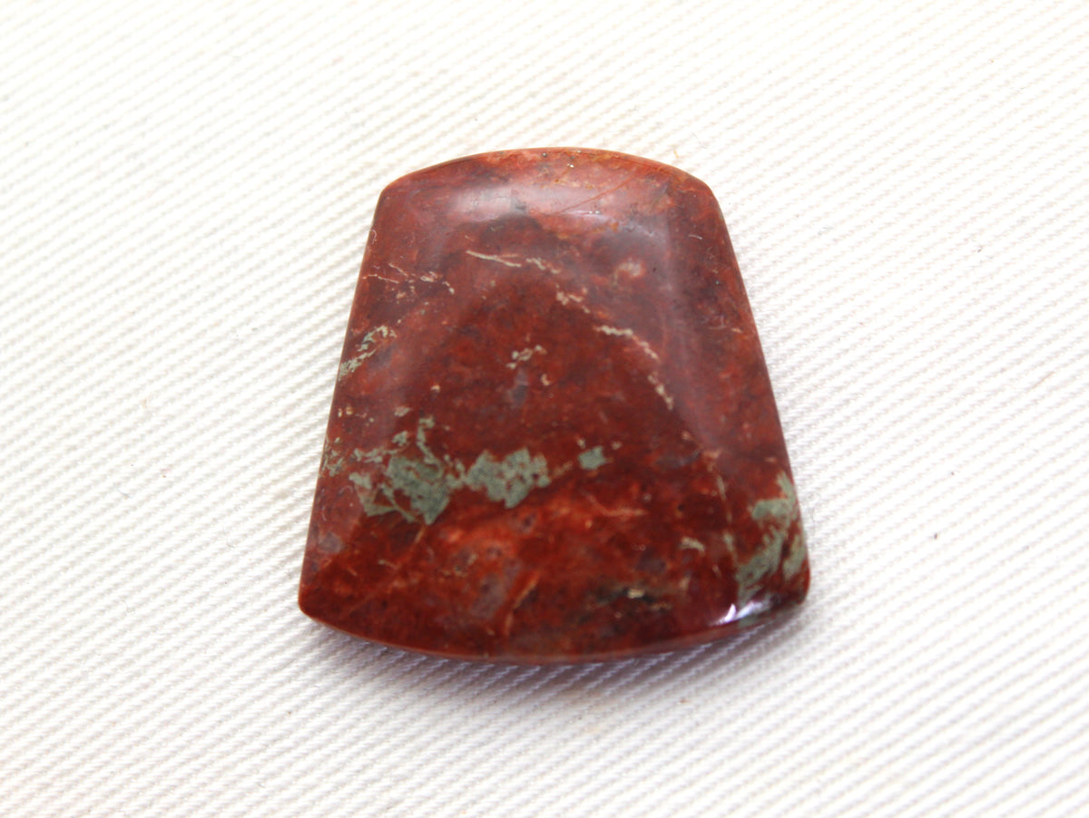 Lake Superior Red and Green Jasper Cabochon Gemstone