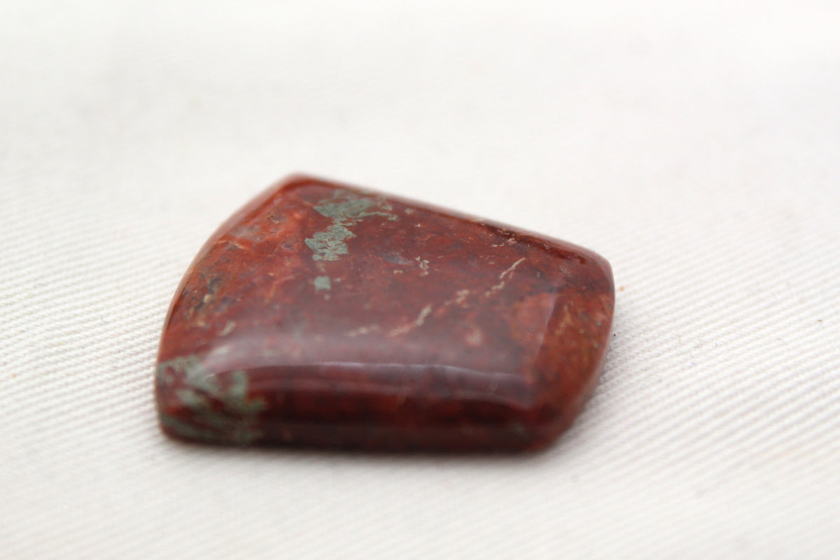 Lake Superior Red and Green Jasper Cabochon Gemstone