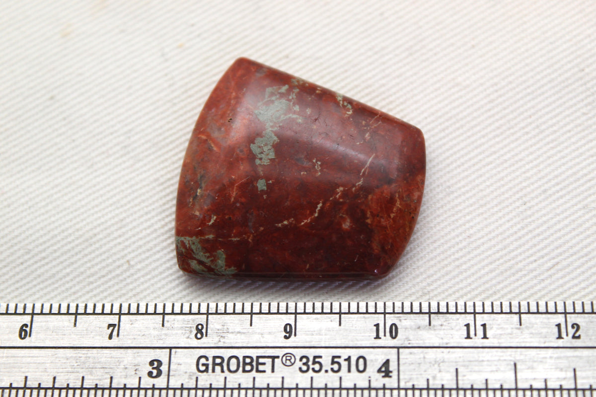 Lake Superior Red and Green Jasper Cabochon Gemstone