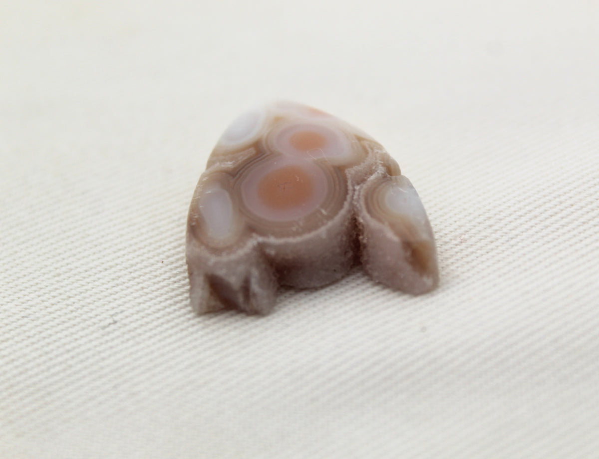 Indonesian Agate Cabochon Gemstone with rough edge