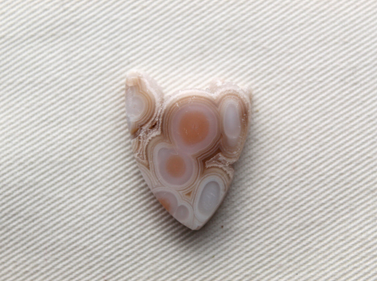 Indonesian Agate Cabochon Gemstone with rough edge