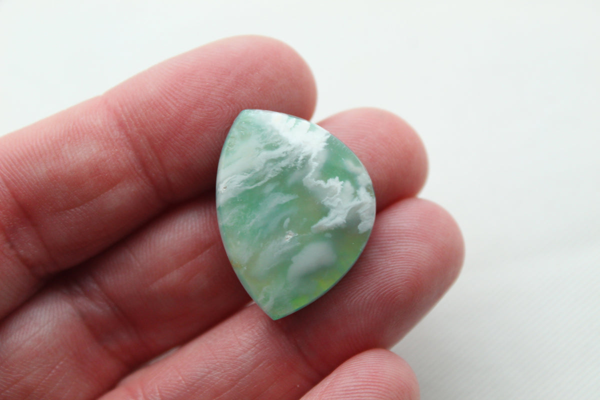 Indonesian Agate Plume DOUBLET Cabochon Gemstone