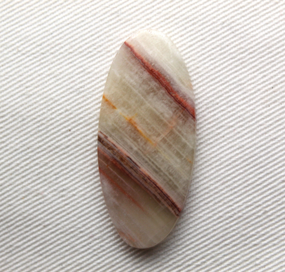 One Green onyx Cabochon Gemstone natural Oval