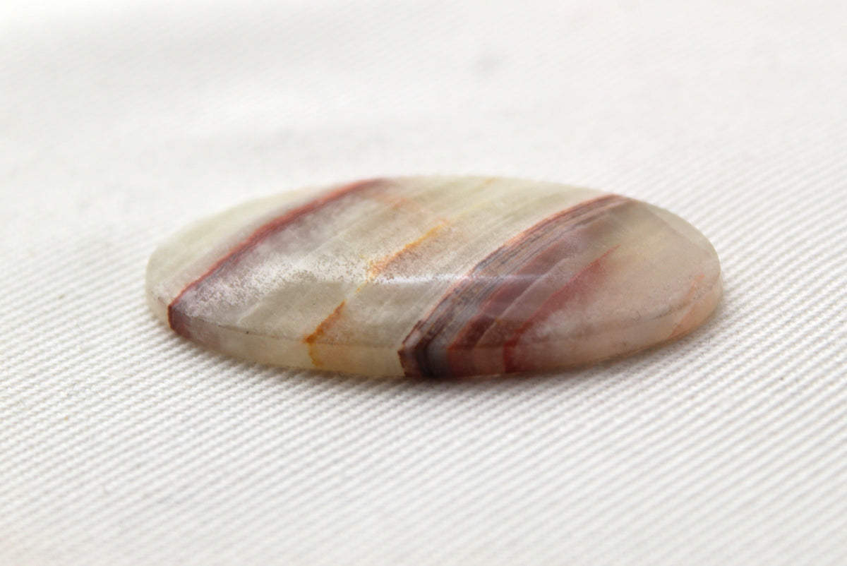 One Green onyx Cabochon Gemstone natural Oval