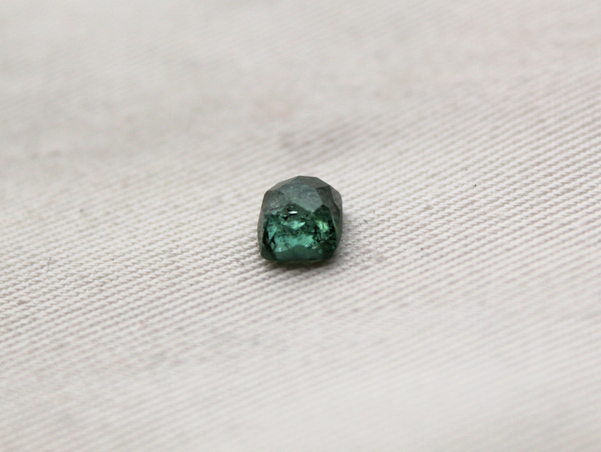 Green Rosecut Tourmaline cabochon Gemstone natural