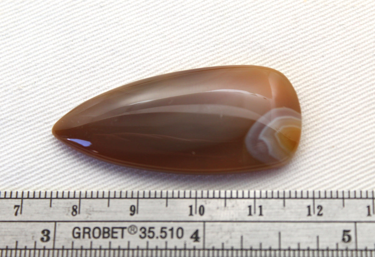Sumatra Agate Cabochon Gemstone Yellow freeform