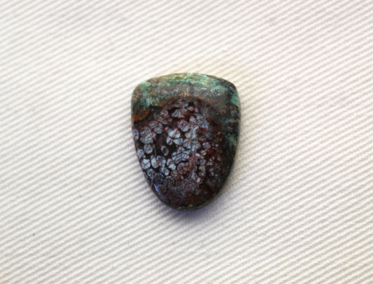 Small Chrysocolla Copper cabochon gemstone natural