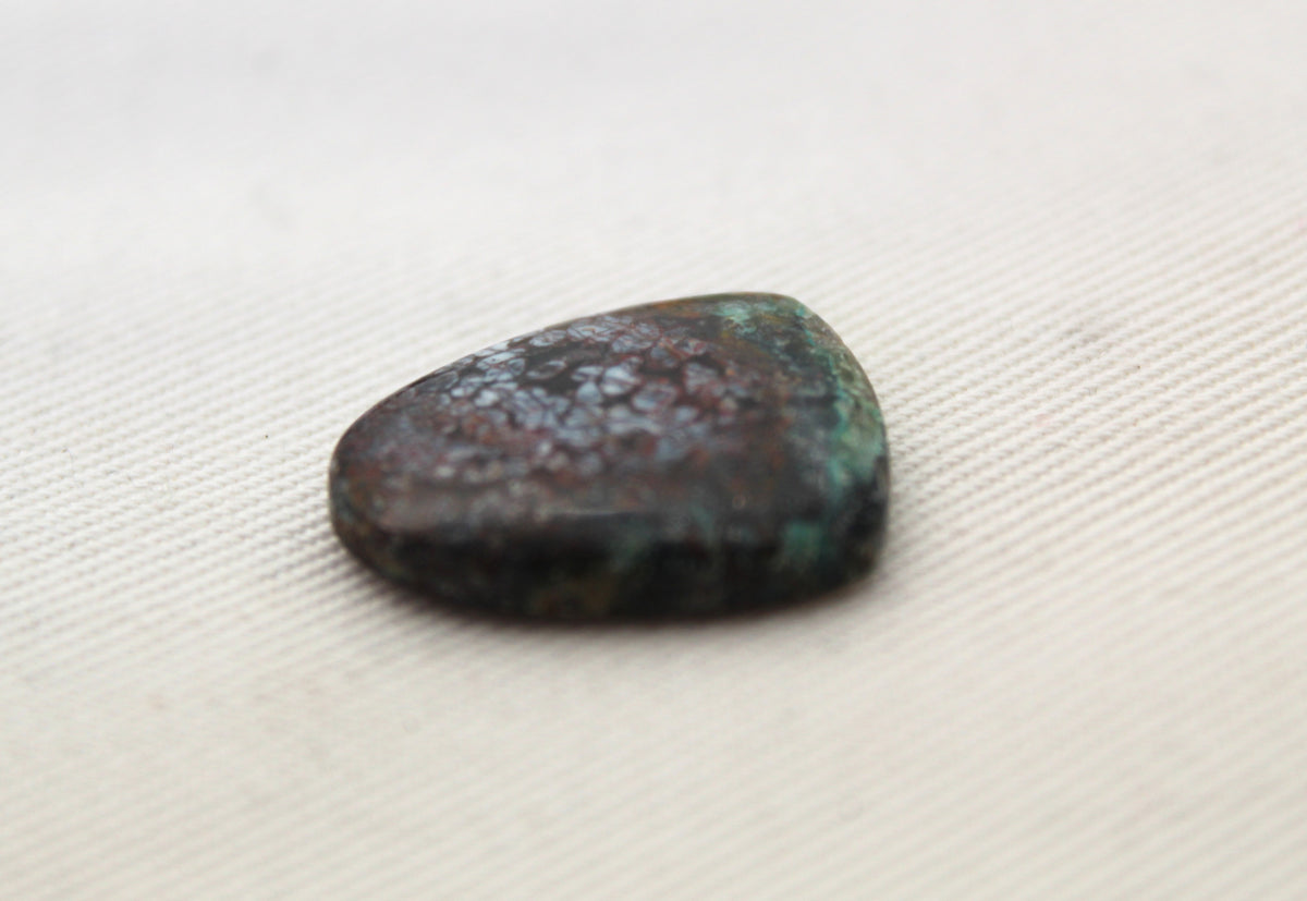 Small Chrysocolla Copper cabochon gemstone natural