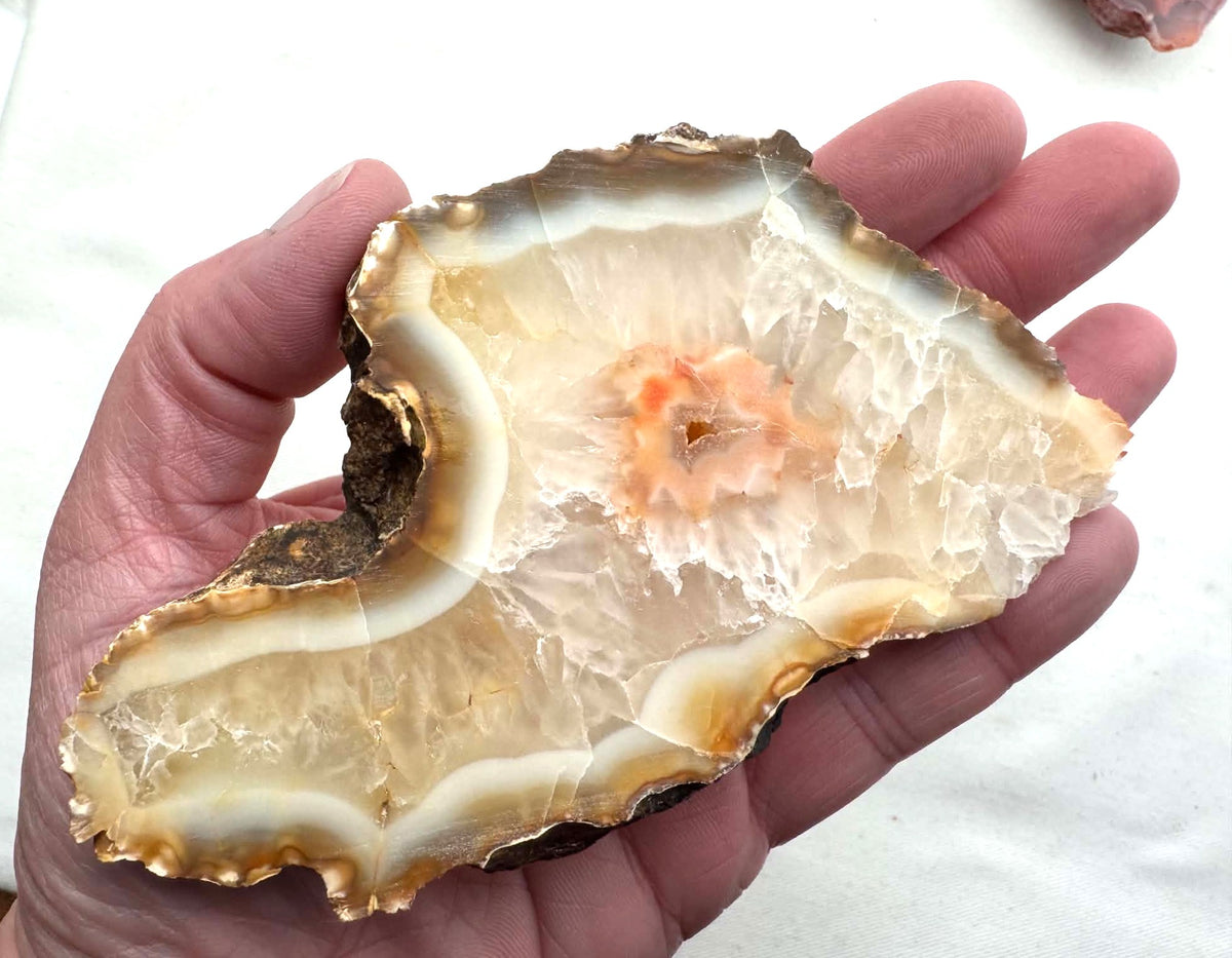 TWO Sumatra Agate Natural Stone Slabs