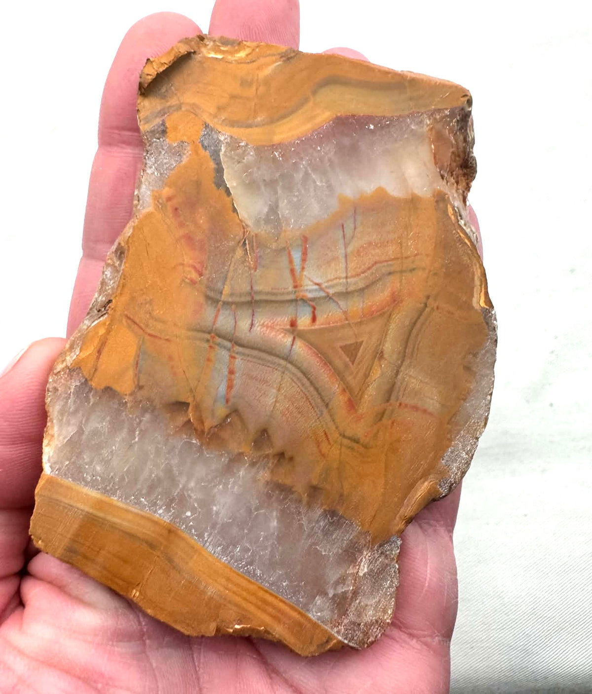 Sumatra Agate Natural Stone Slab yellow