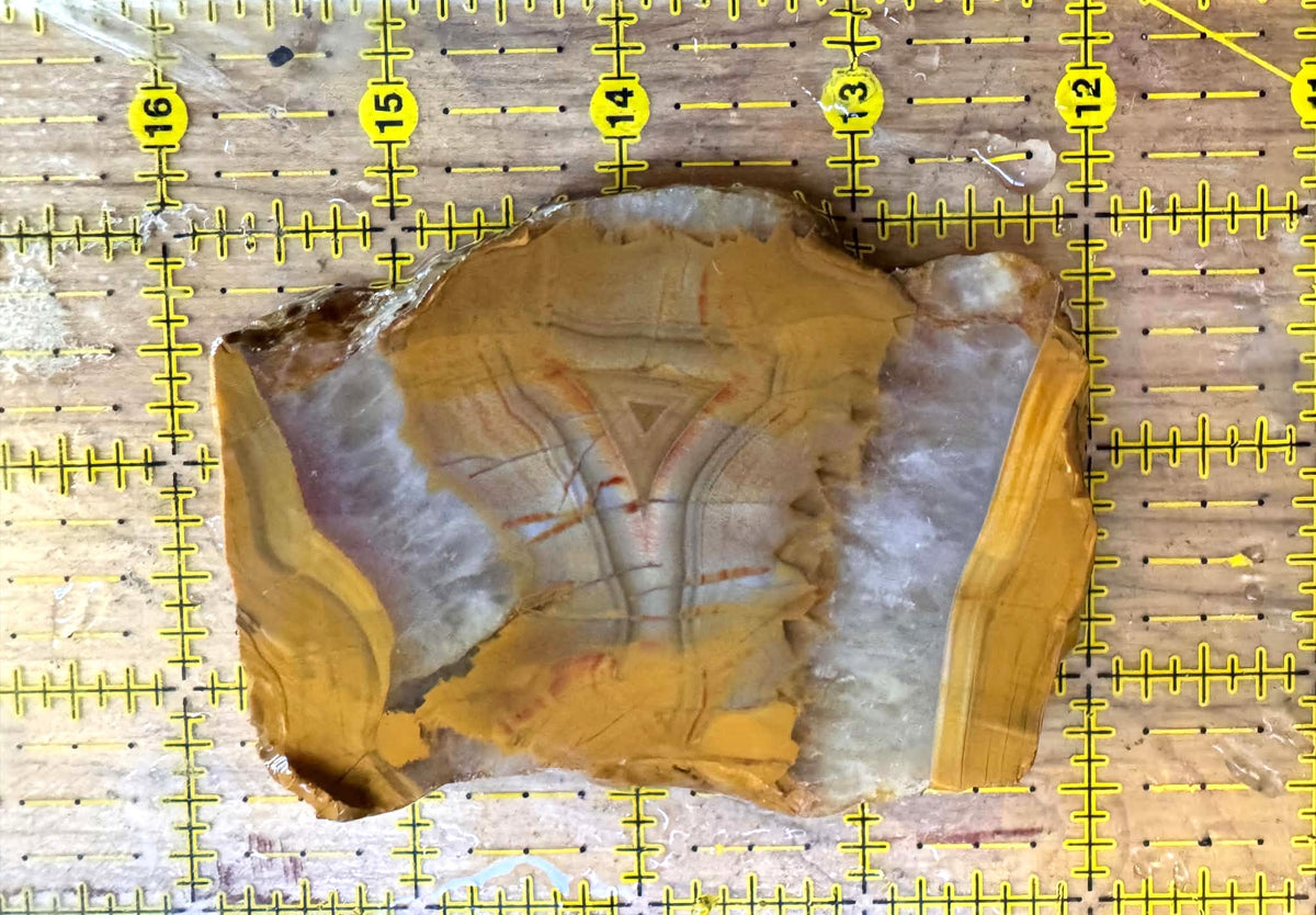Sumatra Agate Natural Stone Slab yellow