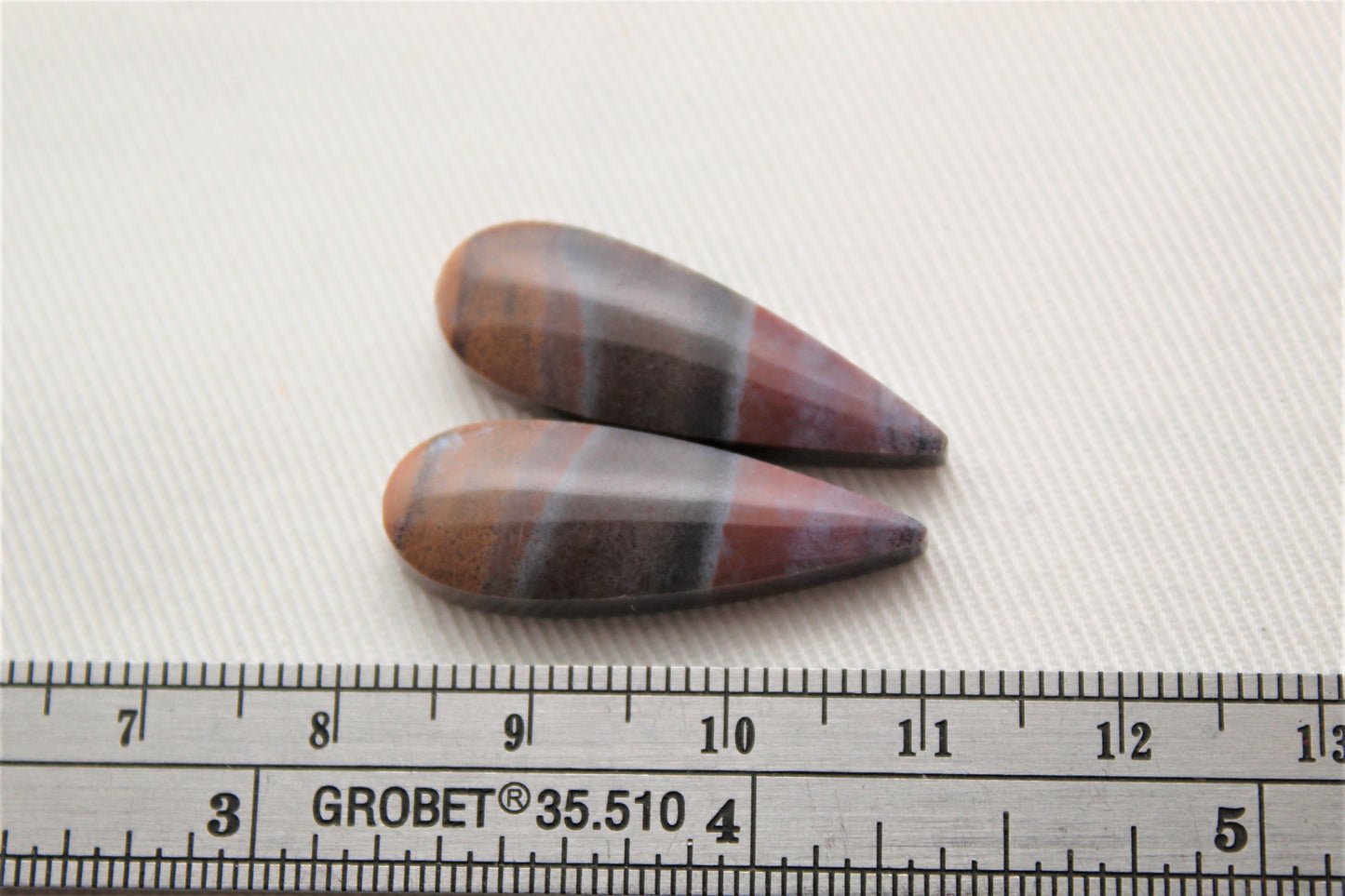 Purple Indonesian Jasper Cabochon Pair Gemstone