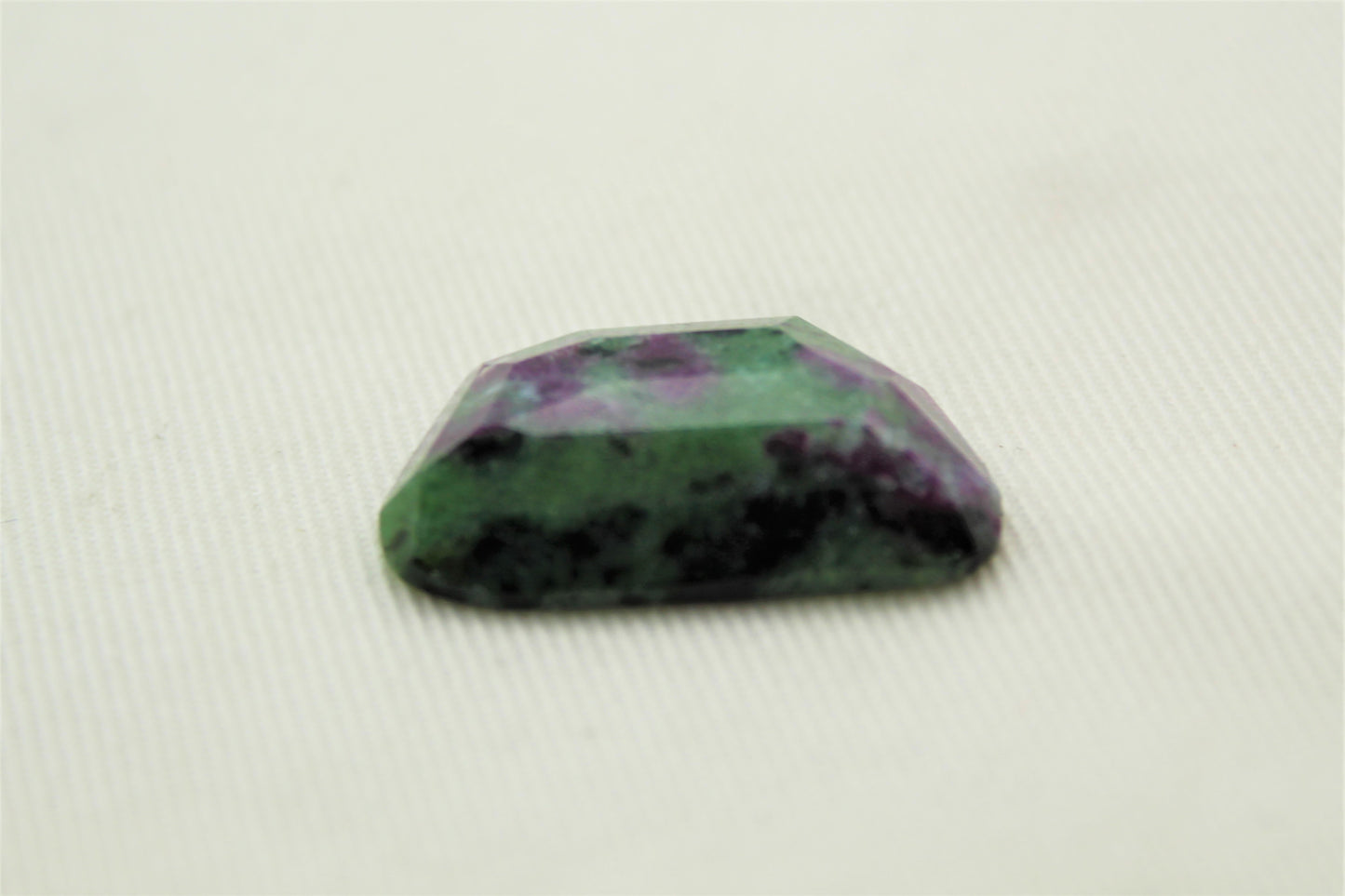 Ruby Zoisite rose cut Cabochon Gemstone green pink