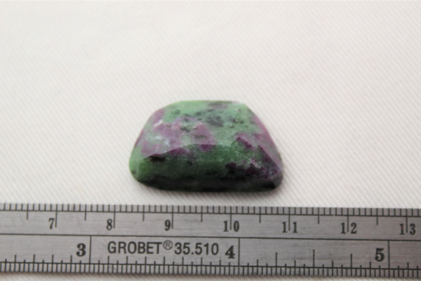 Ruby Zoisite rose cut Cabochon Gemstone green pink