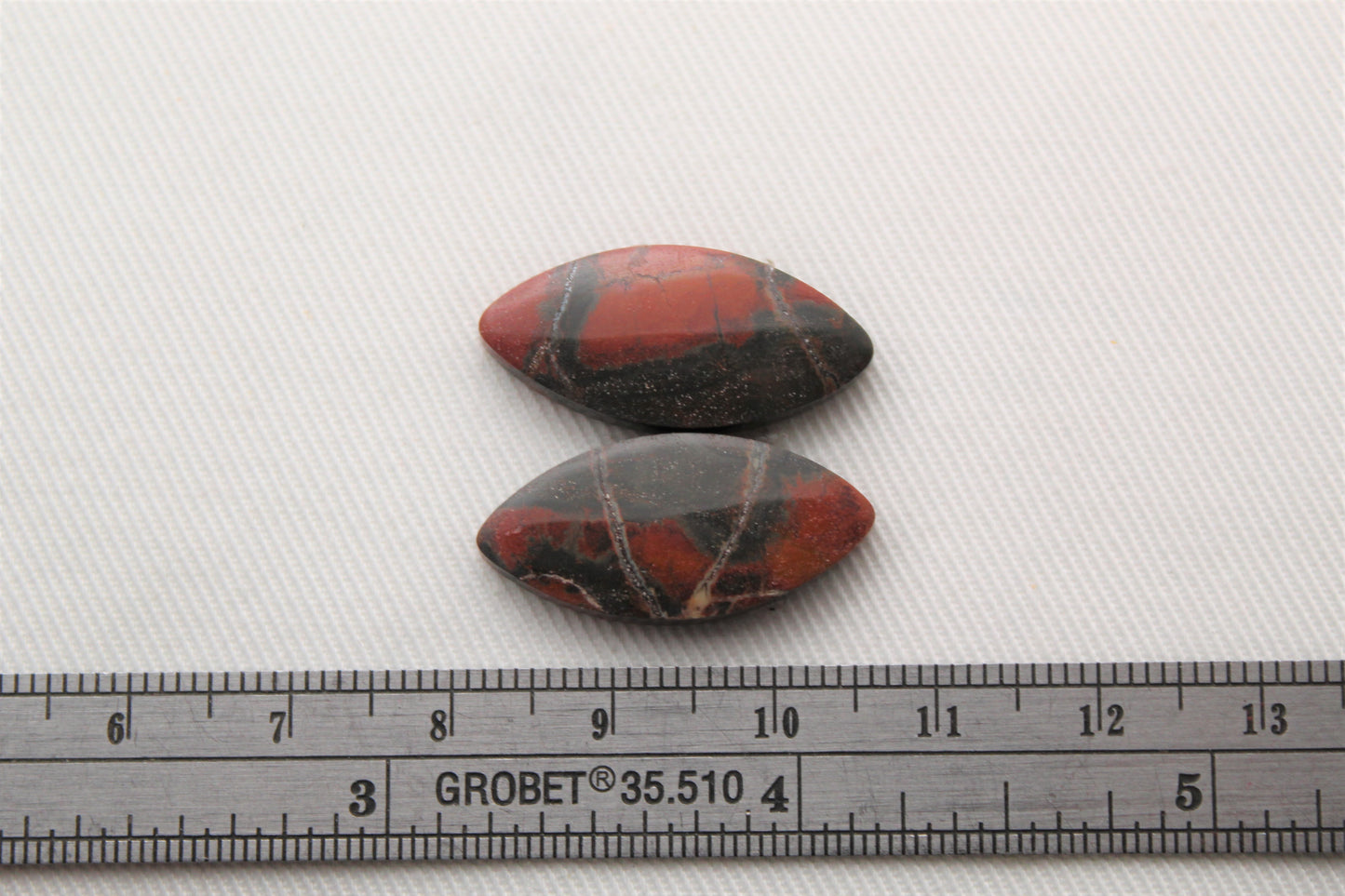 Australian Jasper Cabochon Pair Marquise