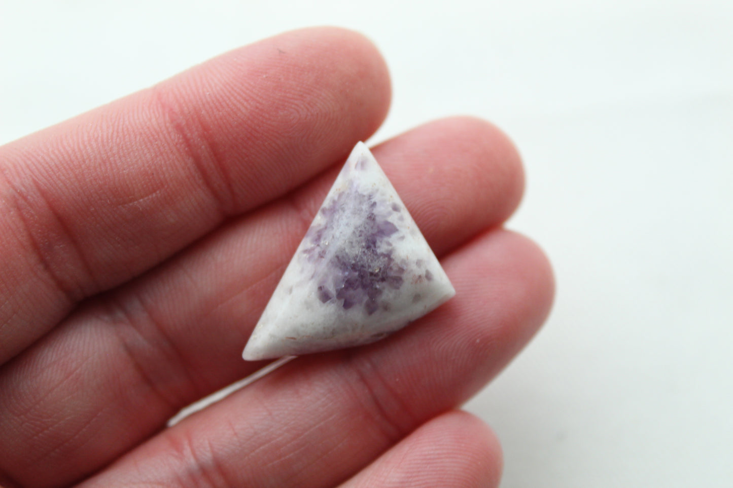 Amethyst Chevron freeform cabochon natural