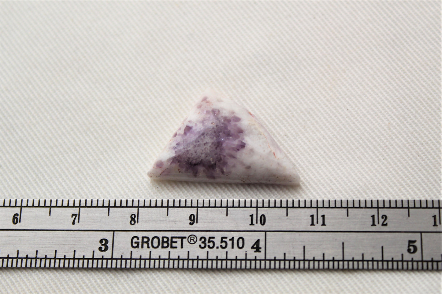 Amethyst Chevron freeform cabochon natural