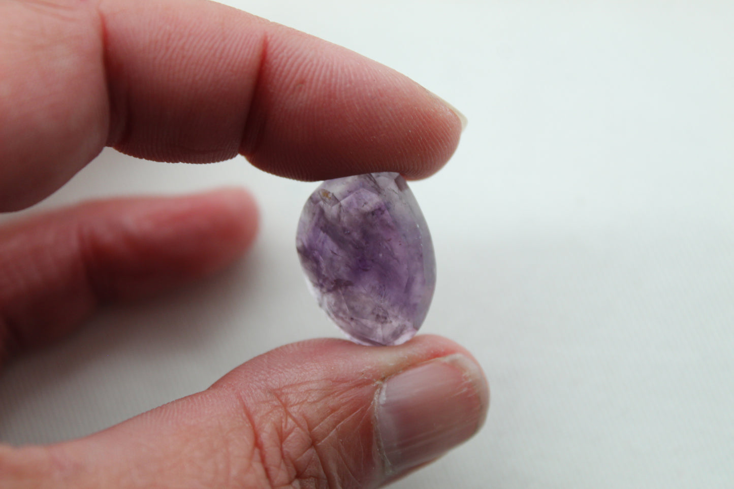 Rose cut Amethyst Cabochon Gemstone purple