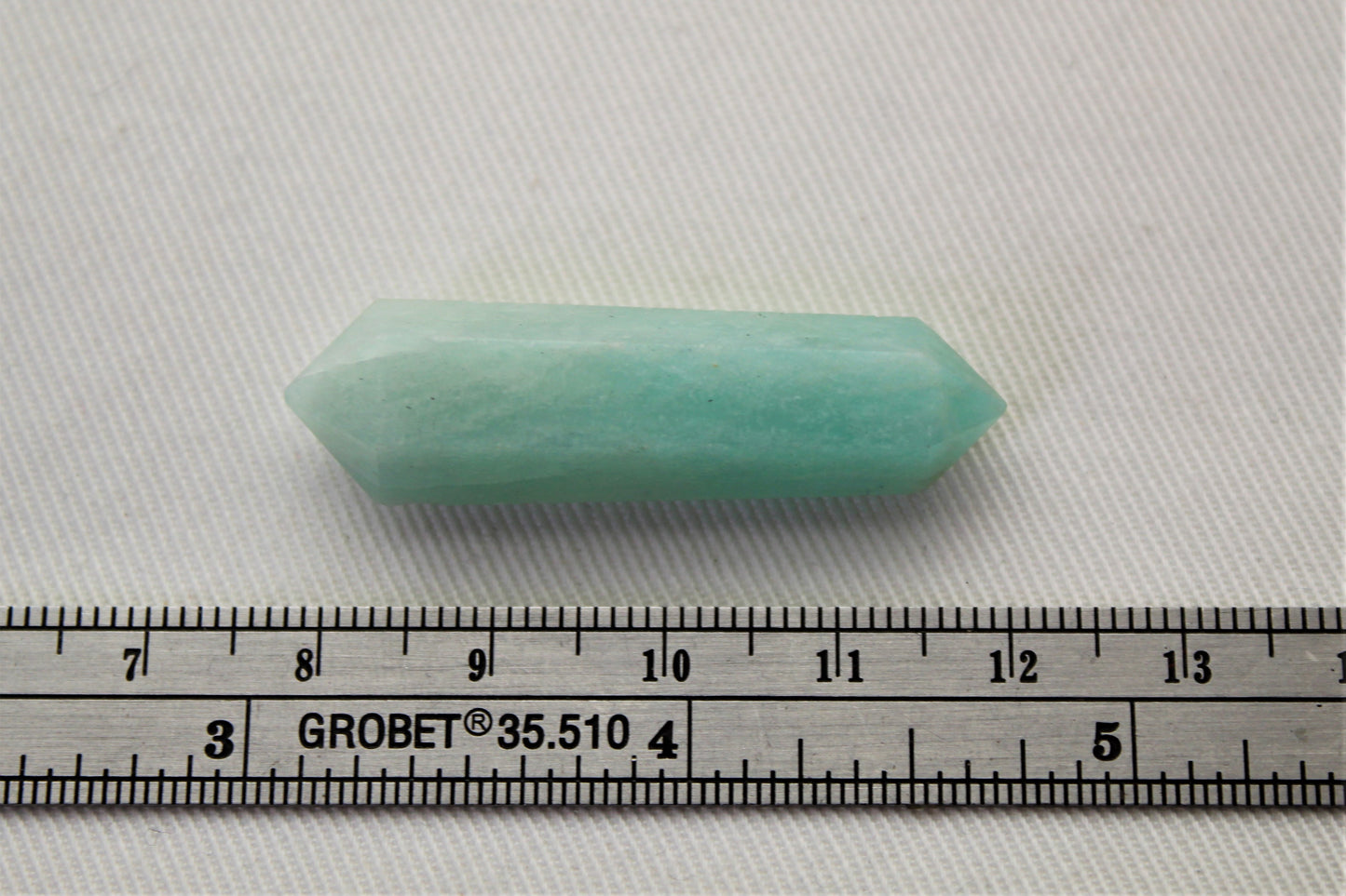 Amazonite double point Tower gemstone pendant size UNDRILLED