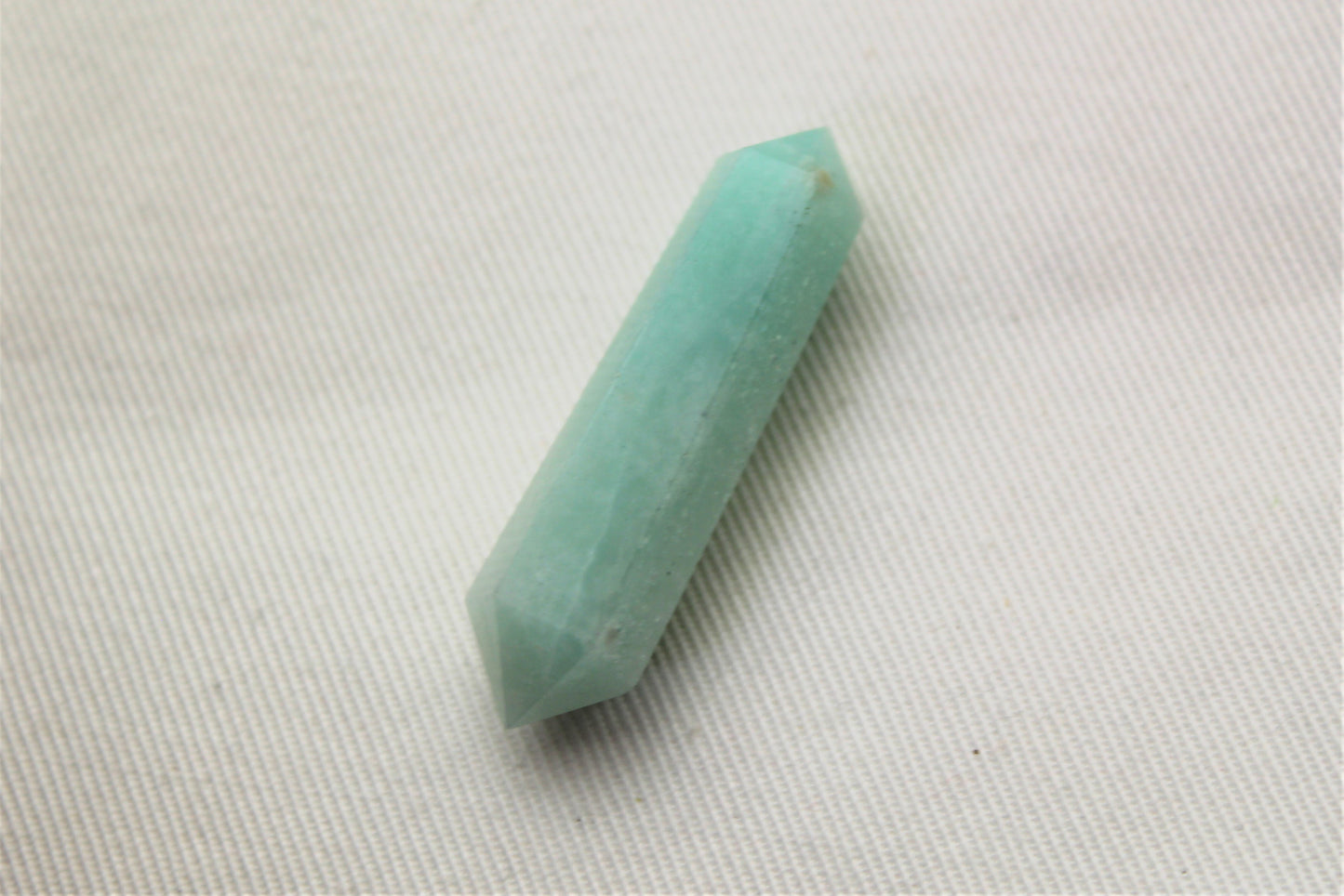 Amazonite double point Tower gemstone pendant size UNDRILLED