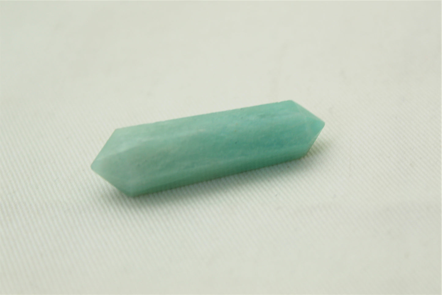 Amazonite double point Tower gemstone pendant size UNDRILLED