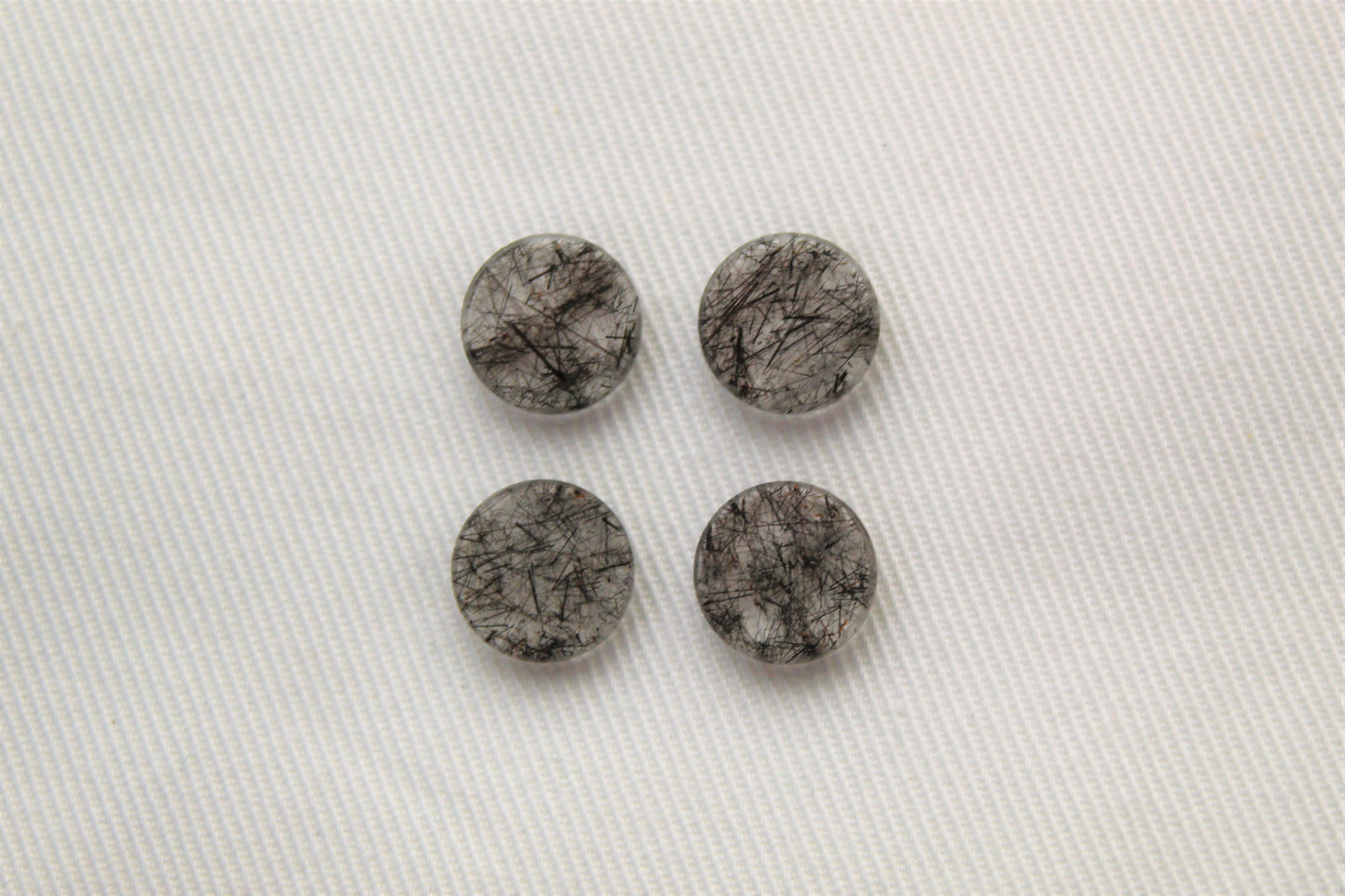Fossil Palmwood Pair Cabochon Gemstone with druzy pockets Oval