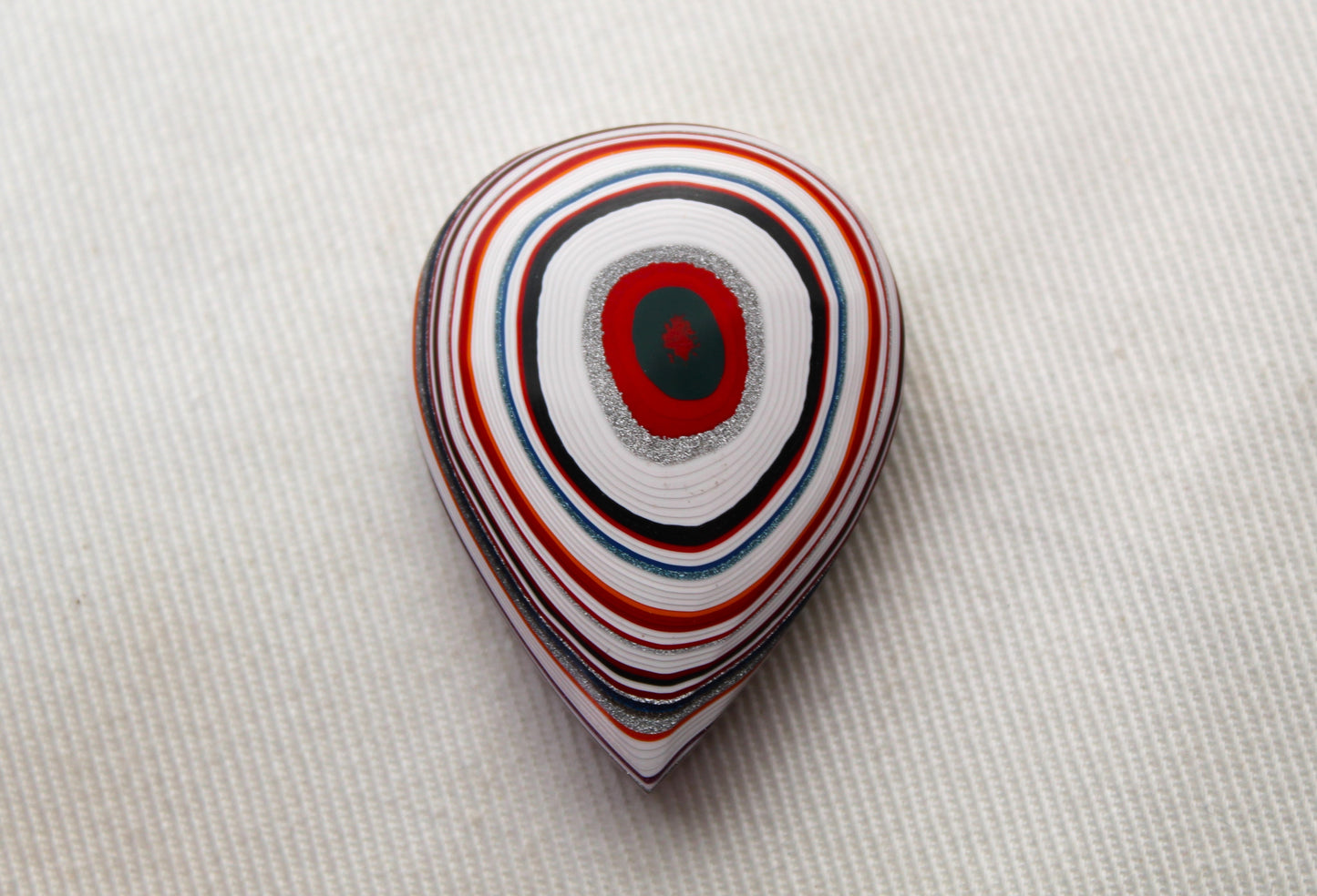 NICE Fordite Cabochon teardrop multicolors