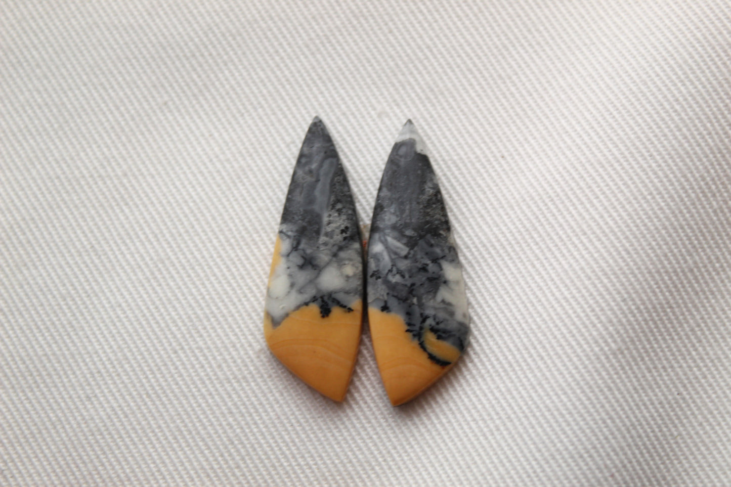 Maligano Jasper cabochons pair Gemstone