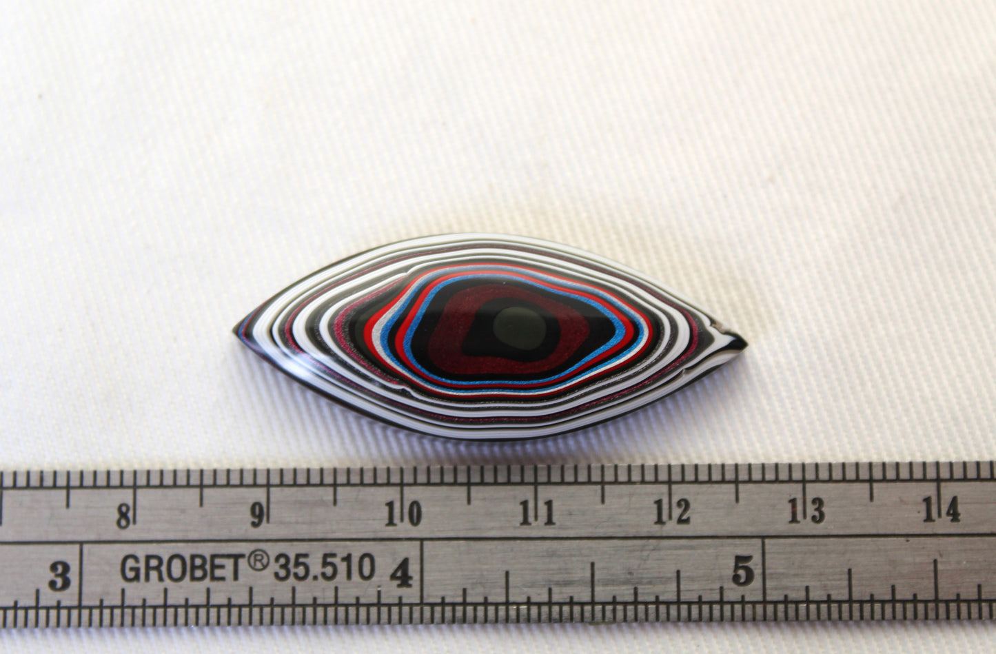 Fordite Cabochon multicolor marquise