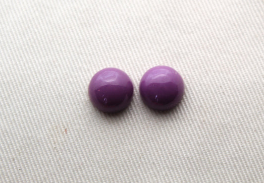 Lot of TWO round phosphosiderite Cabochons 10MM