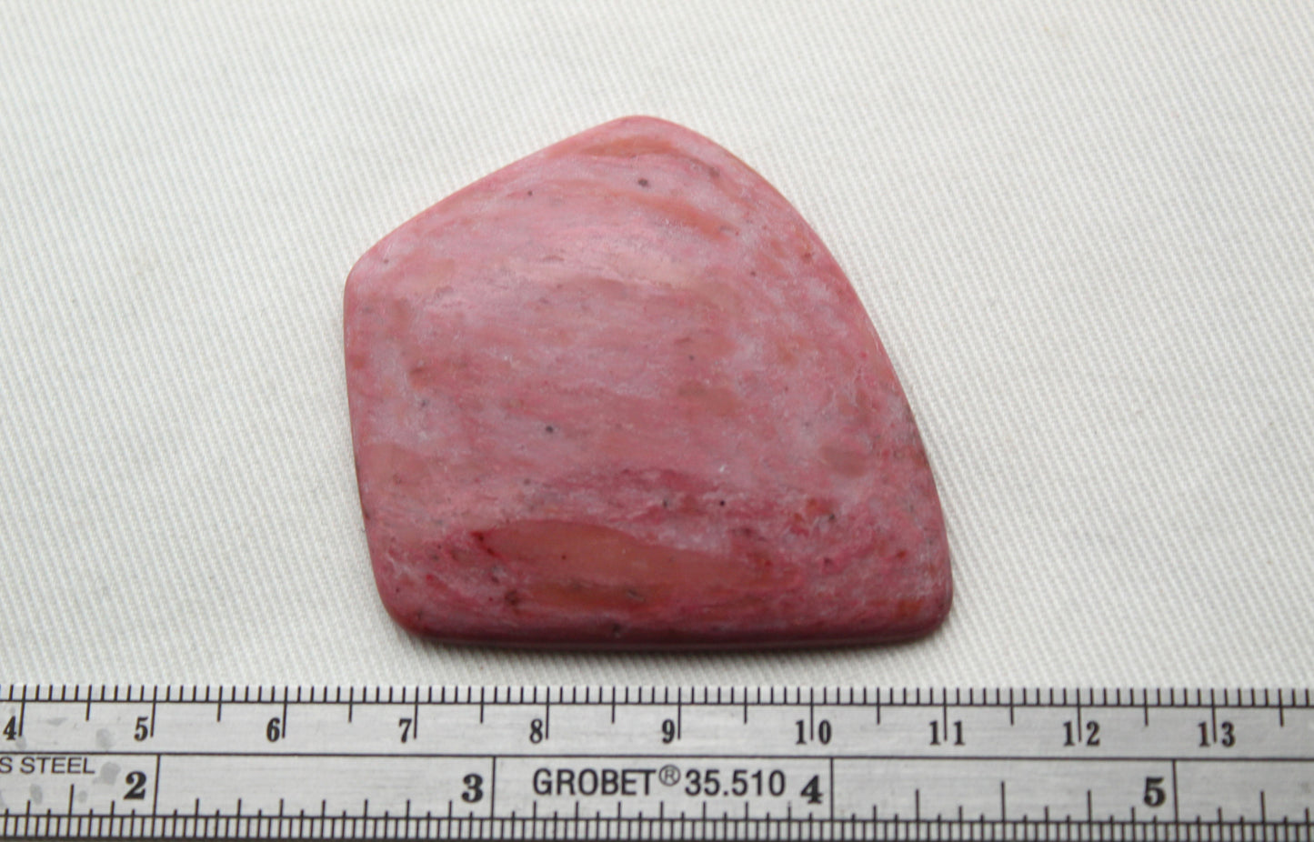 X-Large Thulite Cabochon pink gemstone Oval