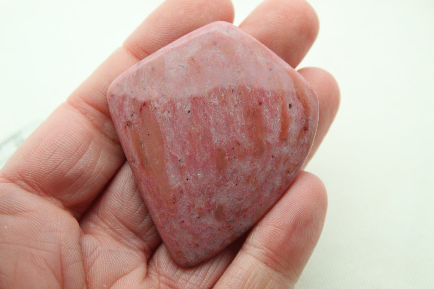 X-Large Thulite Cabochon pink gemstone Oval