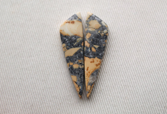 Maligano Jasper cabochons pair Gemstone