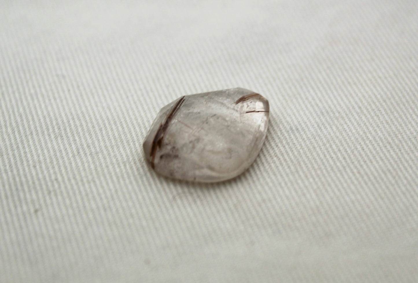 Rutilated Quartz freeform rosecut Cabochon Gemstone