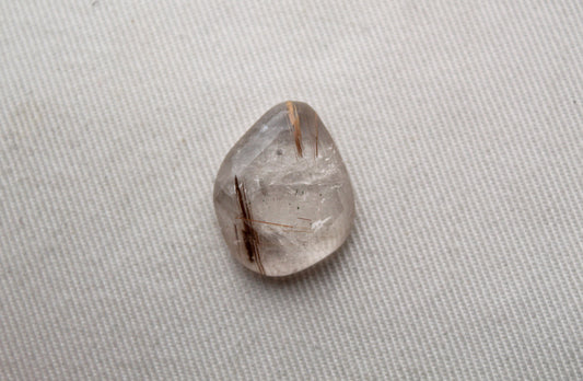 Rutilated Quartz freeform rosecut Cabochon Gemstone