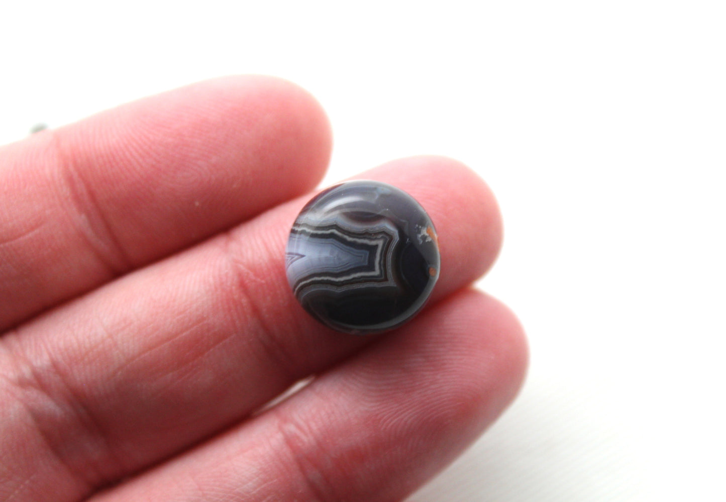 Purple passion Agate Cabochon gemstone 15MM