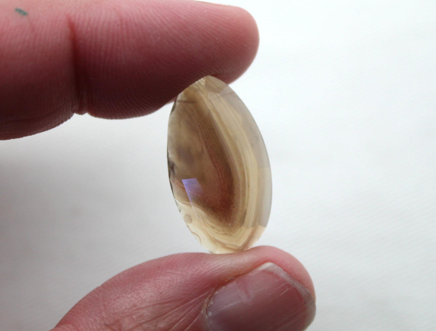 Freeform rose cut Botswana Agate cabochon Gemstone