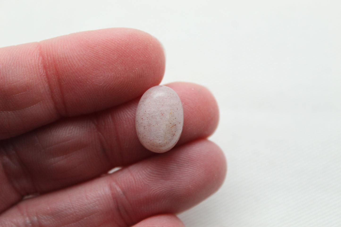 Paire de cabochons Pierre de Lune pêche 10 MM Pierres gemmes rondes