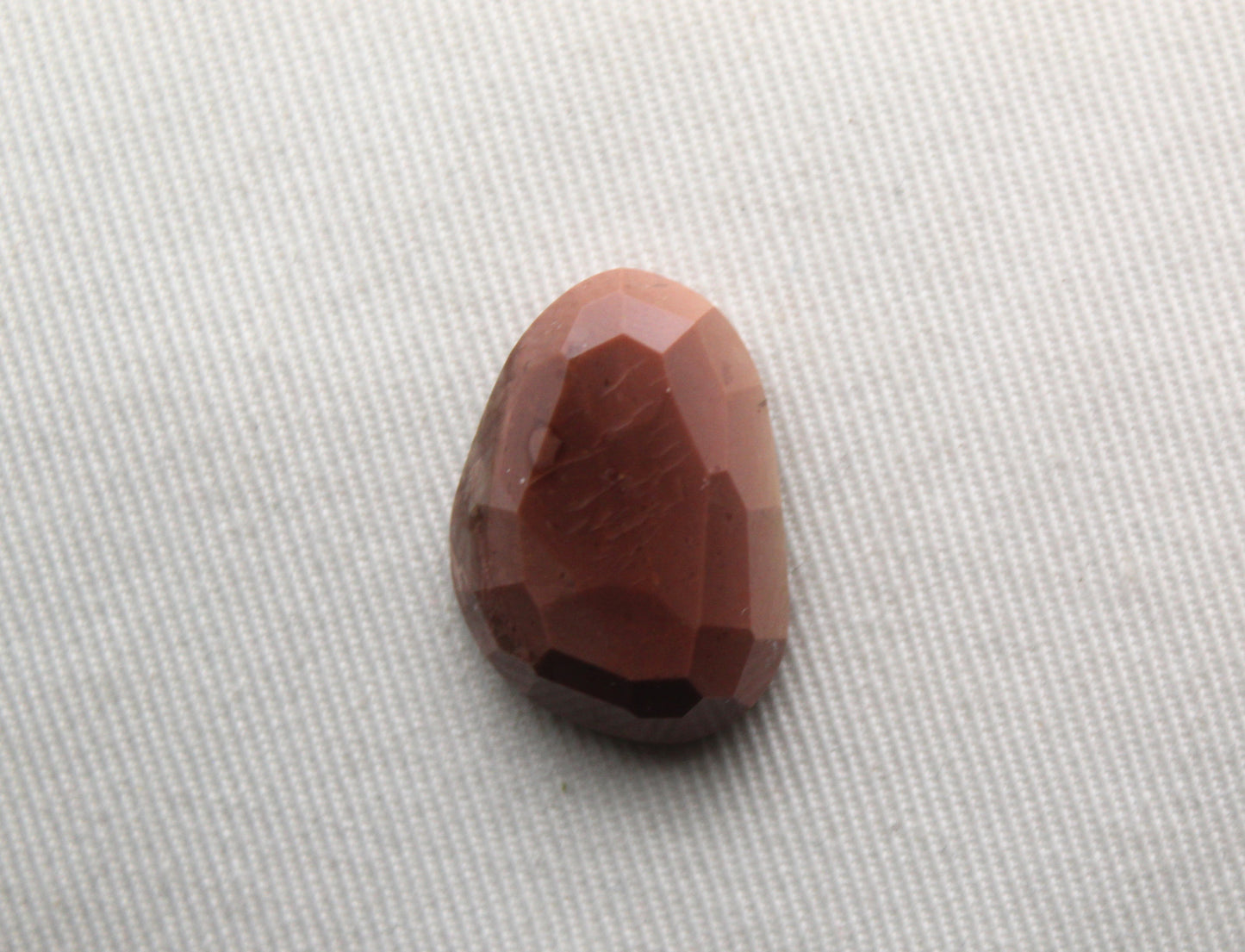 Imperial Jasper rose cut cabochon Gemstone pink beige