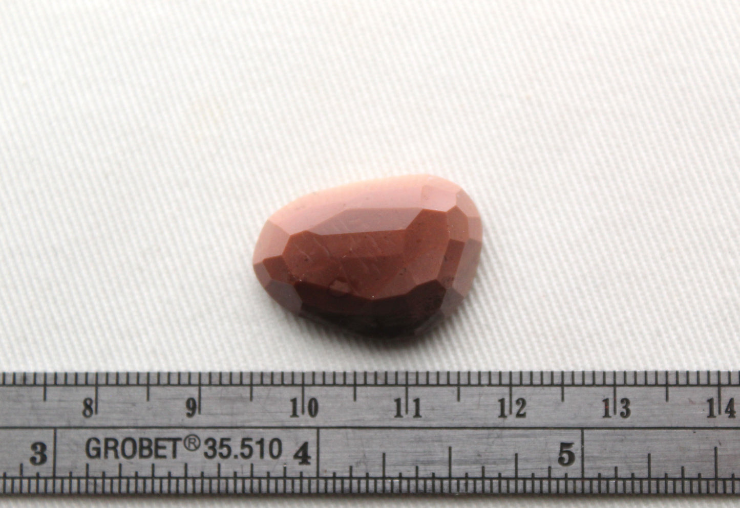 Imperial Jasper rose cut cabochon Gemstone pink beige