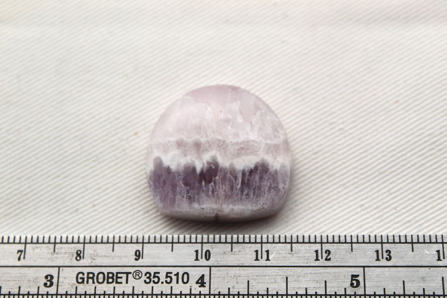 Amethyst Chevron gemstone cabochon Freeform