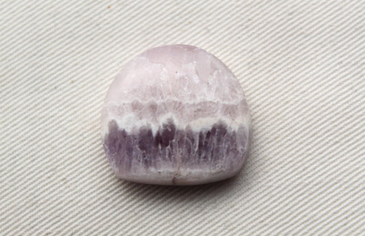 Amethyst Chevron gemstone cabochon Freeform