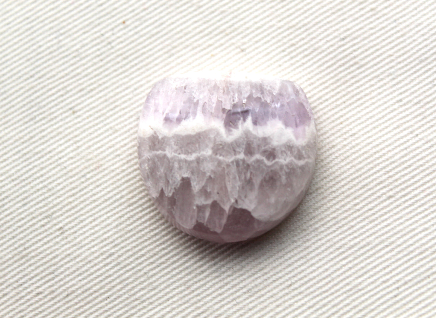 Amethyst Chevron gemstone cabochon Freeform