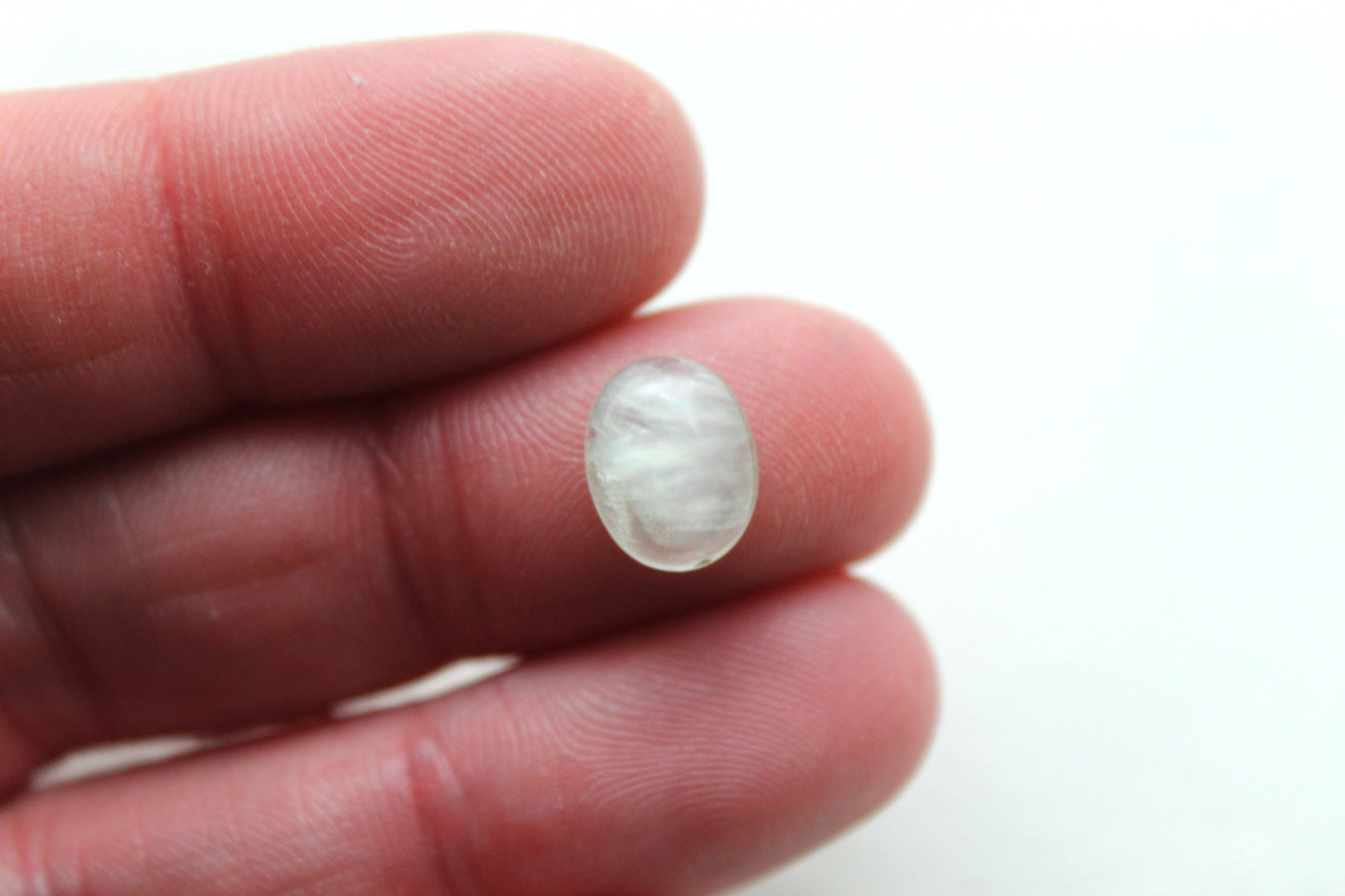 DEUX cabochons de prehnite Gemstones Ovale 8x10MM
