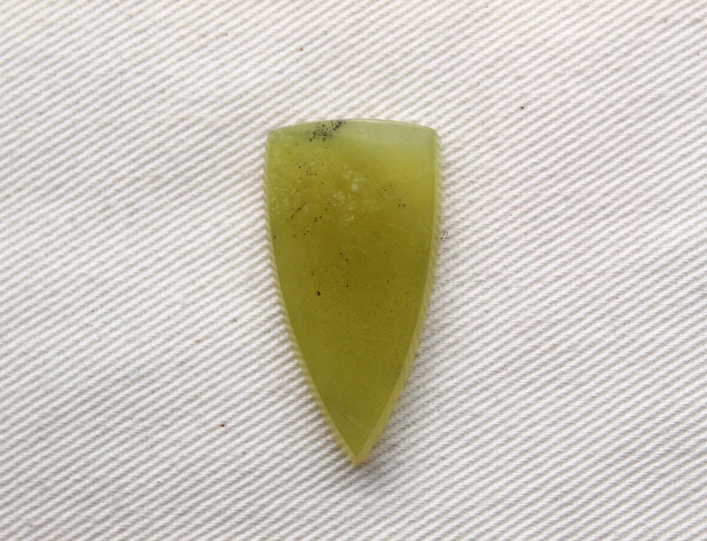 One Vesuvianite Cabochon Gemstone light green