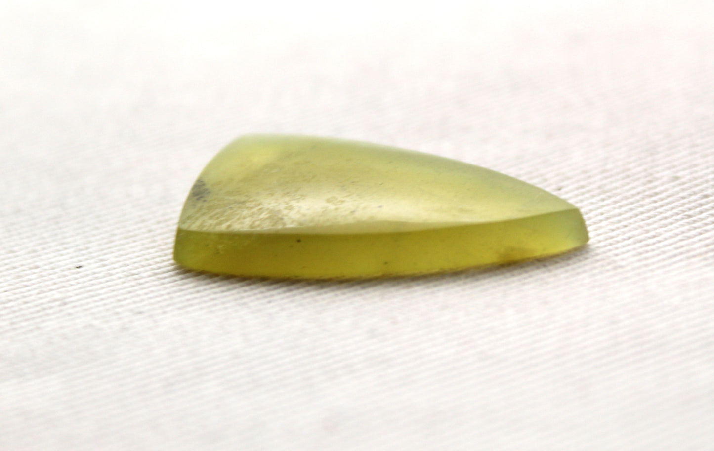 One Vesuvianite Cabochon Gemstone light green
